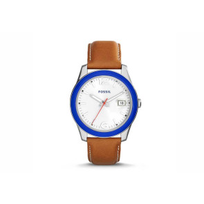 Horlogeband Fossil CE1084 Leder Bruin 20mm